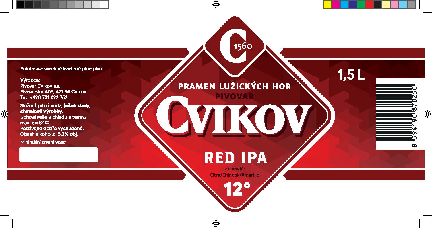 RED IPA 1,5 L PET lahev     